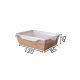 Коробка OpSalad 120*85(дно)*45 мм., 400мл. с плоской крышкой 