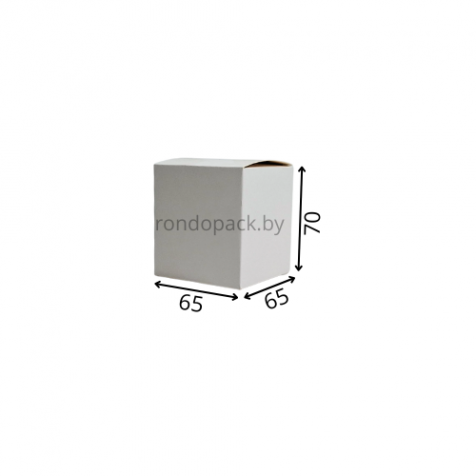 Коробка 65*65*70 мм., белая
