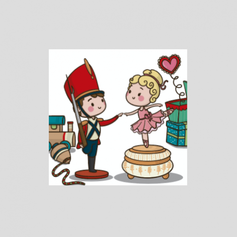 Бирка 8*8 см., "Шкатулка", 810187