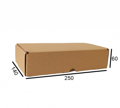 Коробка из гофрокартона 250*140*60