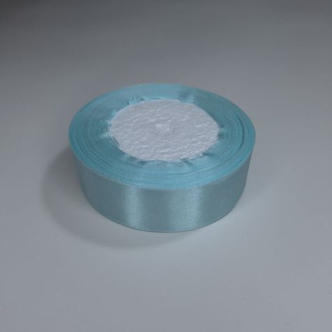 Лента атласная 25 мм * 23 м., св-голубой, 430037