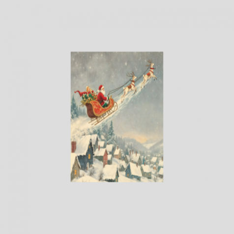 Бирка 5*7см., "Дед Мороз", 810181