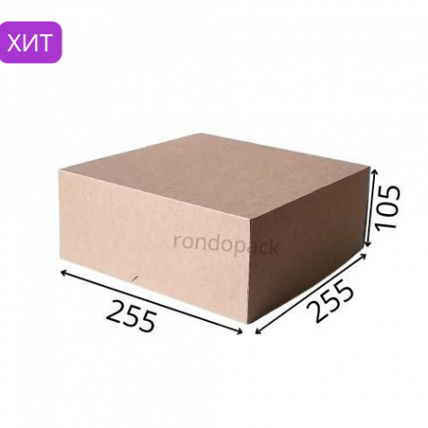 Коробка 255*255*105 мм. ECO CAKE 6000