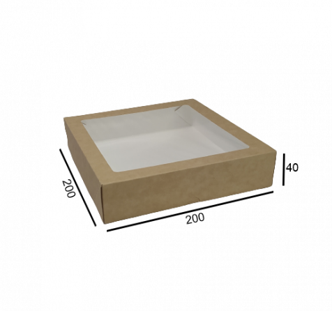 Упаковка универсальная 200*200*40, 1500 мл.
